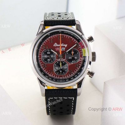Swiss Made Breitling Top Time Chevrolet Corvette Red Arabic Watches